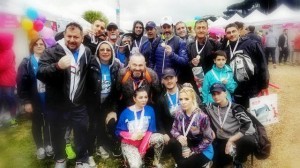 Nella foto la Squadra ARGOS Runner TEAM Forze di Polizia che ha partecipato alla 23^ edizione della Maratona di Roma - La Stracittadina