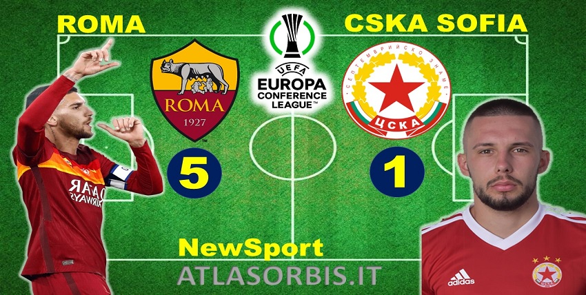 Roma vs Cska Sofia - 5-1 - NewSport - Atlasorbis - Conference League