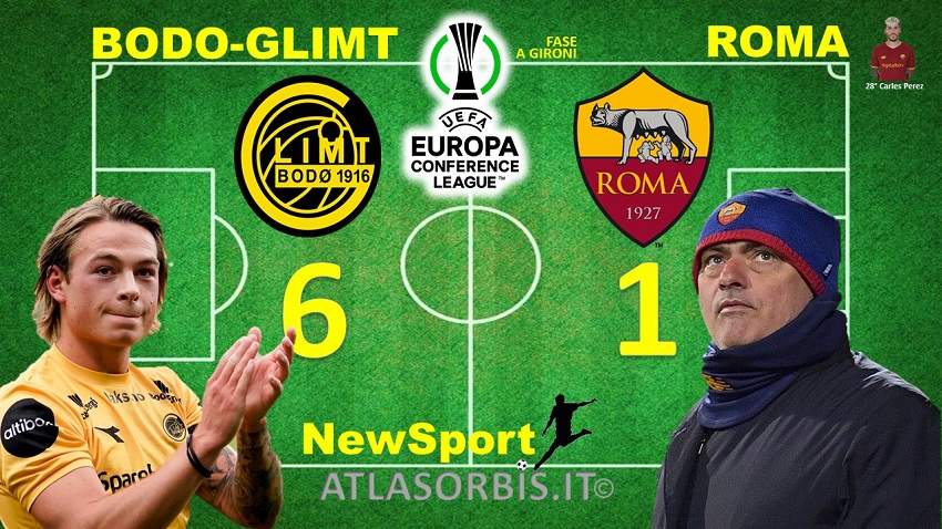 Bodo-Glimt vs Roma - 6 - 1 - NewSport - Atlasorbis - Conference League