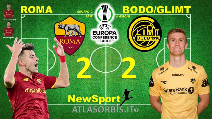 Roma vs Bodo-Glimt - 2 - 2 - NewSport - Atlasorbis - Conference League