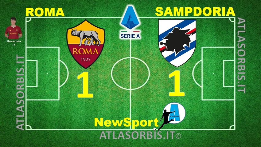 Roma - Sampdoria - 1 - 1- NewSport - Atlasorbis - Serie A