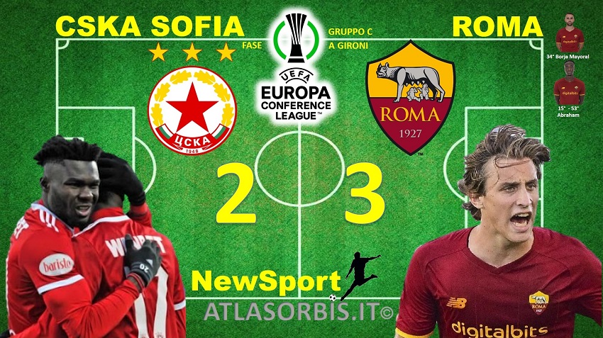 Cska Sofia vs Roma - Conference League - NewSport - Atlasorbis