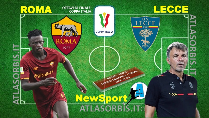Atlasorbis - ROMA vs LECCE - Coppa Italia - Ottavi Finale