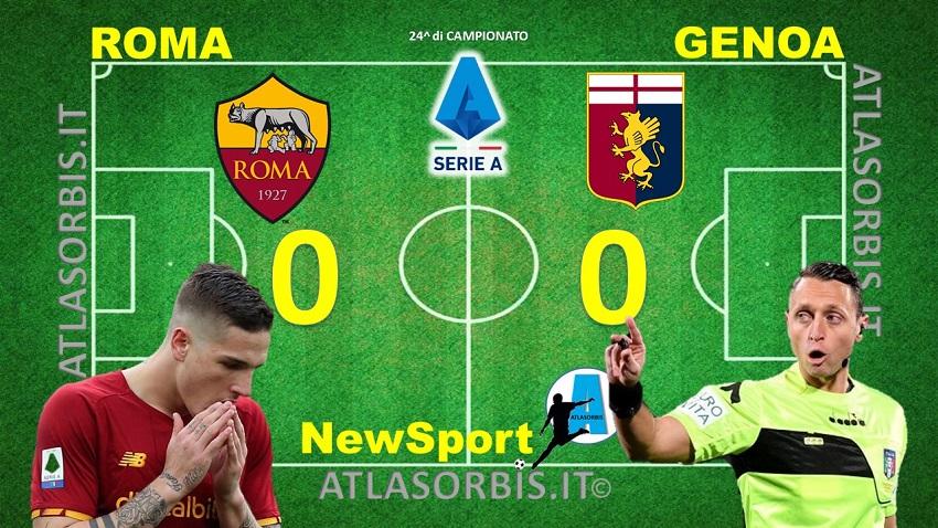 Roma - Genoa - 0 - 0 - NewSport - Atlasorbis - Serie A
