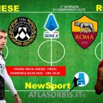 UDINESE-ROMA per la 5^ di campionato, news e probabili formazioni (#atlasorbis)